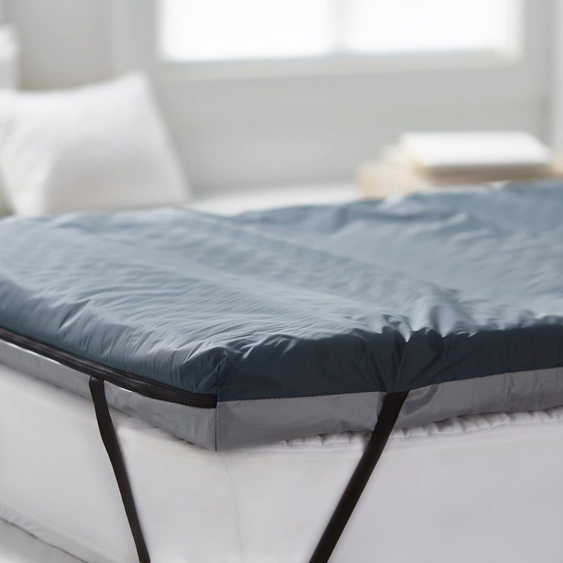 Gel Mattress Overlay – Pressure Relief Comfort Pad (Blue)